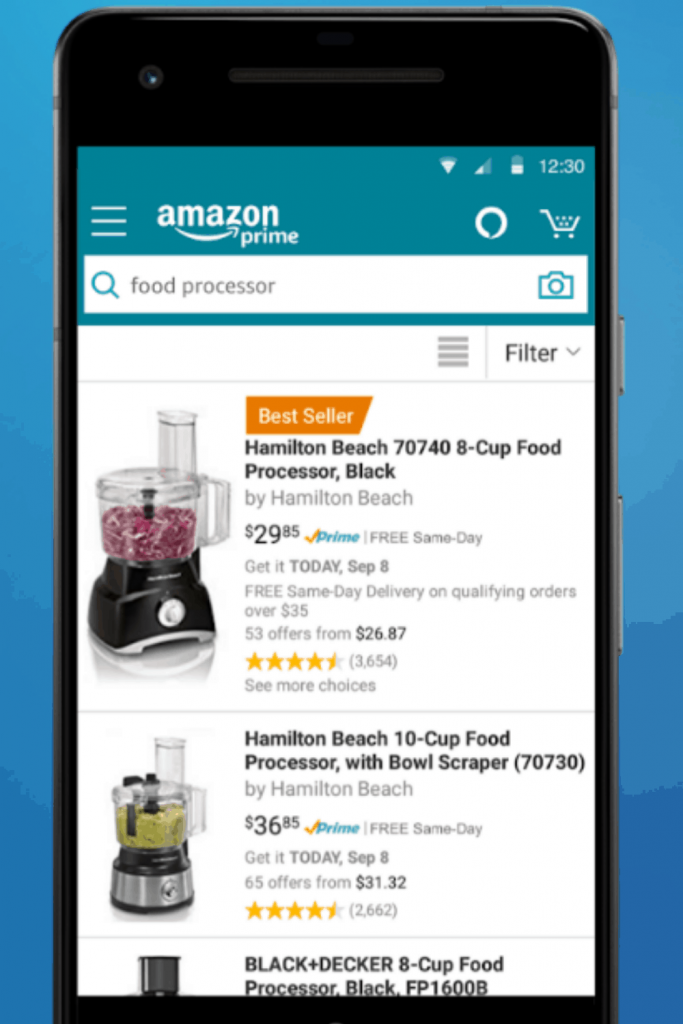 Amazon is a great mobile app for setting up your wedding registry. 